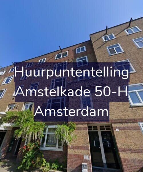 Foto gevel Huurpuntentelling voor Amstelkade 50-H, Amsterdam