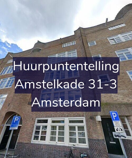 Foto gevel Huurpuntentelling voor Amstelkade 31-3, Amsterdam