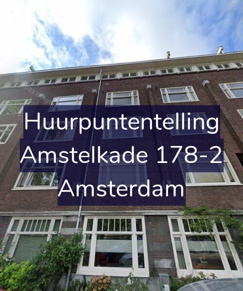 Foto gevel Huurpuntentelling voor Amstelkade 178-2, Amsterdam