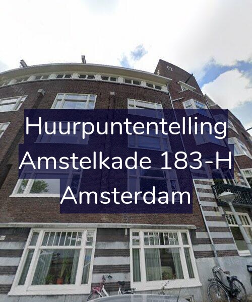 Foto gevel Huurpuntentelling voor Amstelkade 183-H, Amsterdam