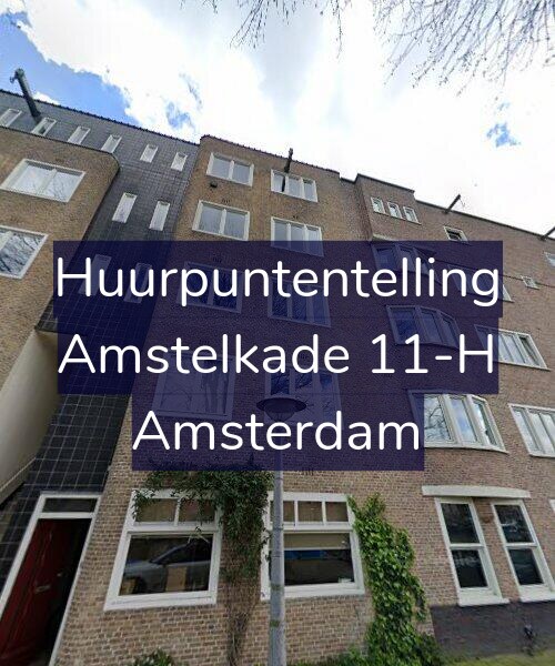 Foto gevel Huurpuntentelling voor Amstelkade 11-H, Amsterdam