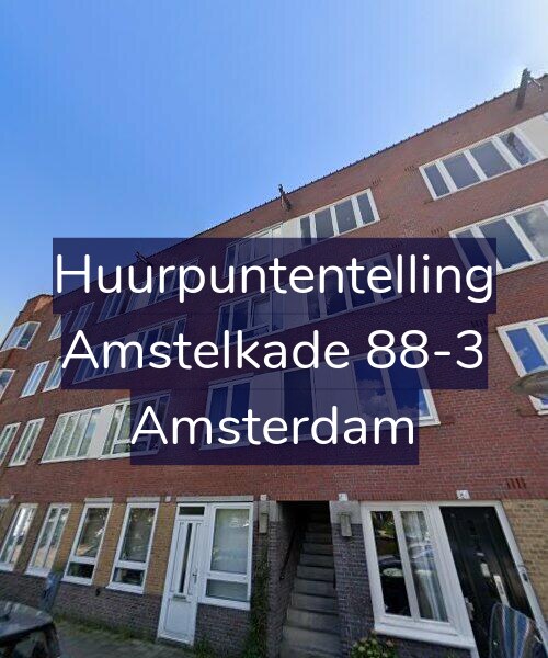 Foto gevel Huurpuntentelling voor Amstelkade 88-3, Amsterdam