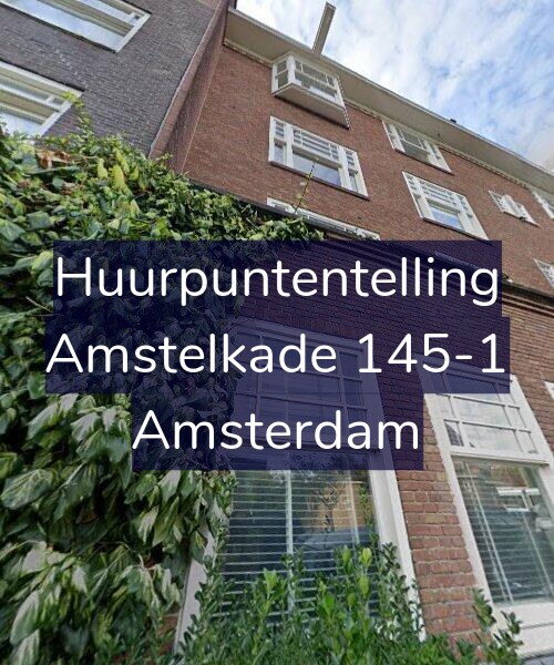 Foto gevel Huurpuntentelling voor Amstelkade 145-1, Amsterdam