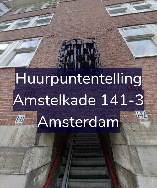 Foto gevel Huurpuntentelling voor Amstelkade 141-3, Amsterdam