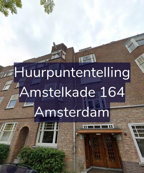Foto gevel Huurpuntentelling voor Amstelkade 164, Amsterdam
