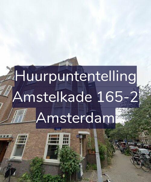 Foto gevel Huurpuntentelling voor Amstelkade 165-2, Amsterdam