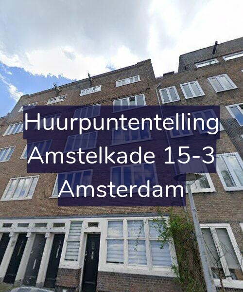 Foto gevel Huurpuntentelling voor Amstelkade 15-3, Amsterdam