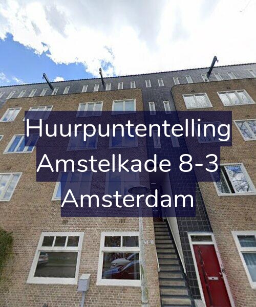 Foto gevel Huurpuntentelling voor Amstelkade 8-3, Amsterdam
