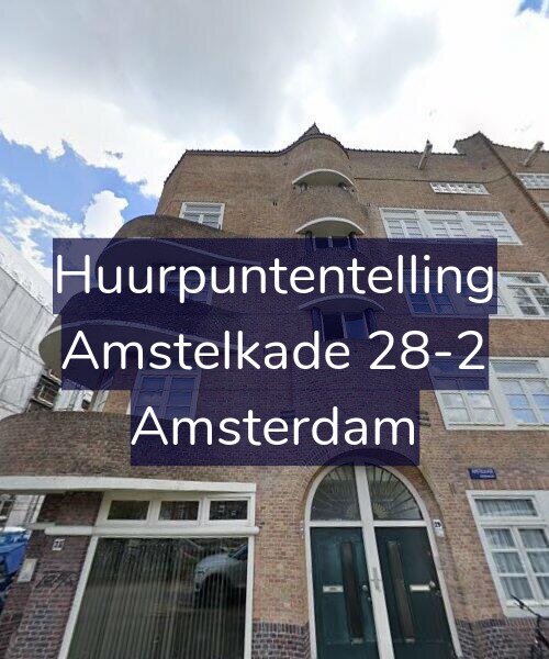 Foto gevel Huurpuntentelling voor Amstelkade 28-2, Amsterdam