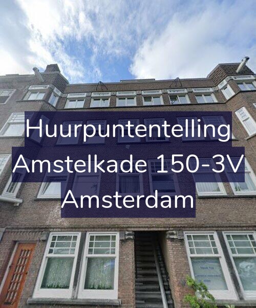 Foto gevel Huurpuntentelling voor Amstelkade 150-3V, Amsterdam