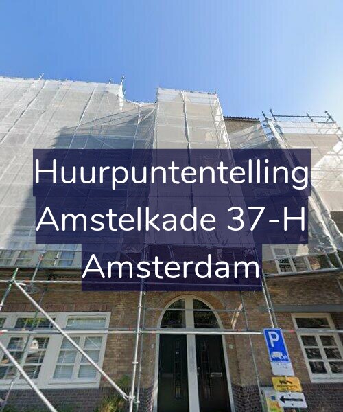 Foto gevel Huurpuntentelling voor Amstelkade 37-H, Amsterdam