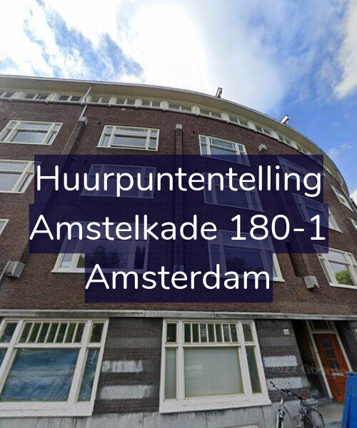 Foto gevel Huurpuntentelling voor Amstelkade 180-1, Amsterdam