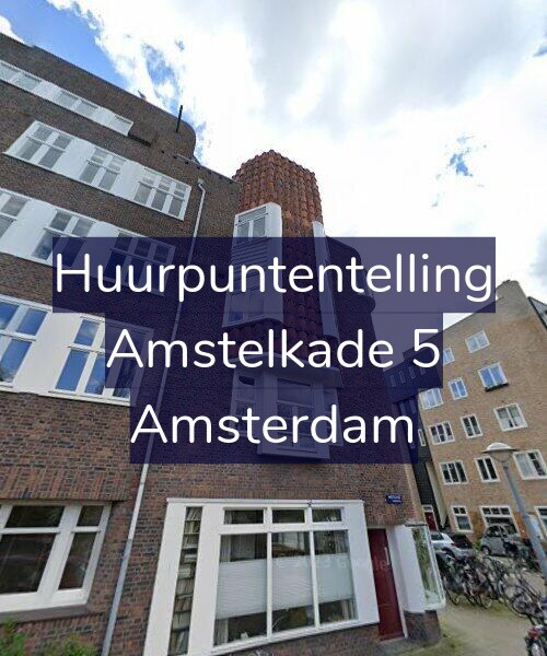 Foto gevel Huurpuntentelling voor Amstelkade 5, Amsterdam