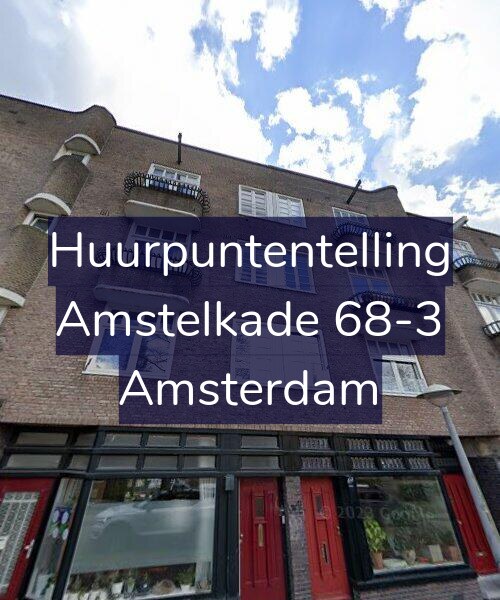 Foto gevel Huurpuntentelling voor Amstelkade 68-3, Amsterdam