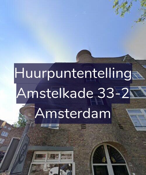 Foto gevel Huurpuntentelling voor Amstelkade 33-2, Amsterdam