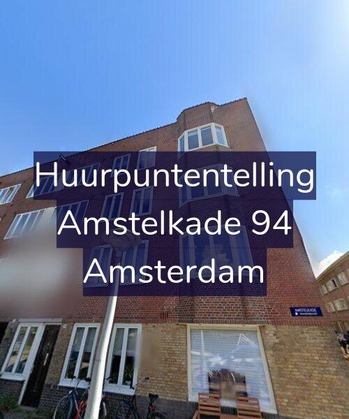 Foto gevel Huurpuntentelling voor Amstelkade 94, Amsterdam