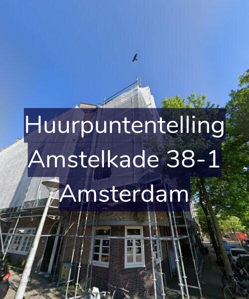 Foto gevel Huurpuntentelling voor Amstelkade 38-1, Amsterdam