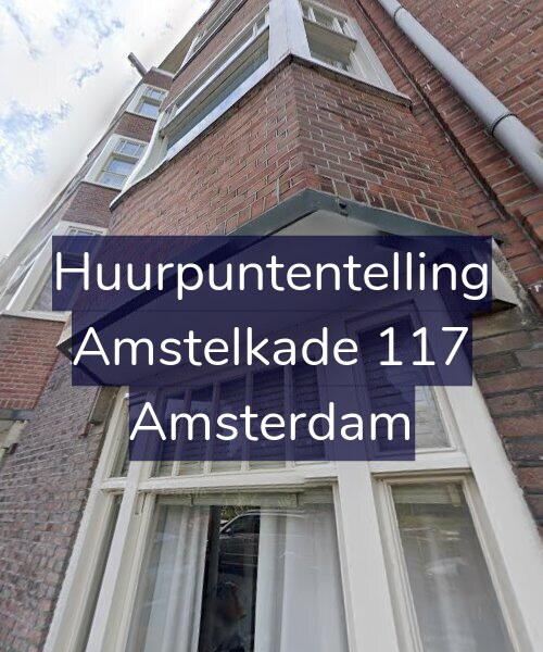 Foto gevel Huurpuntentelling voor Amstelkade 117, Amsterdam