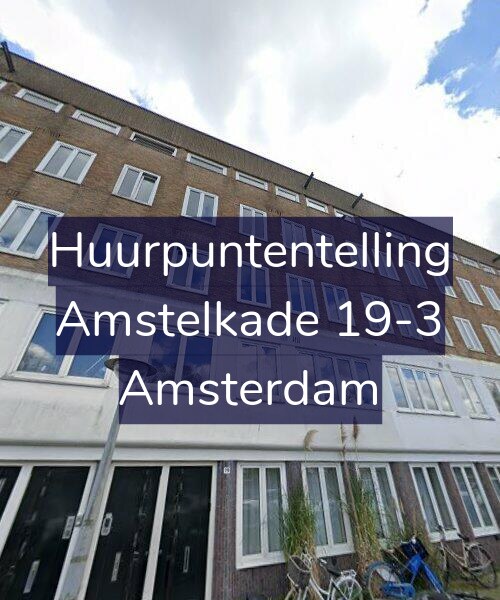 Foto gevel Huurpuntentelling voor Amstelkade 19-3, Amsterdam