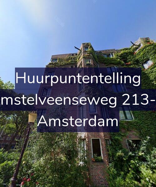 Foto gevel Huurpuntentelling voor Amstelveenseweg 213-B, Amsterdam
