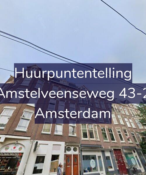 Foto gevel Huurpuntentelling voor Amstelveenseweg 43-2, Amsterdam