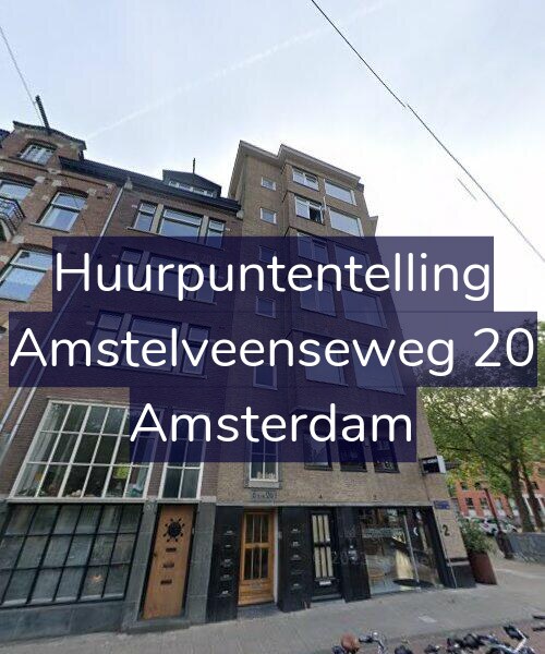 Foto gevel Huurpuntentelling voor Amstelveenseweg 20, Amsterdam