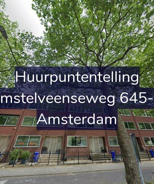 Foto gevel Huurpuntentelling voor Amstelveenseweg 645-A, Amsterdam
