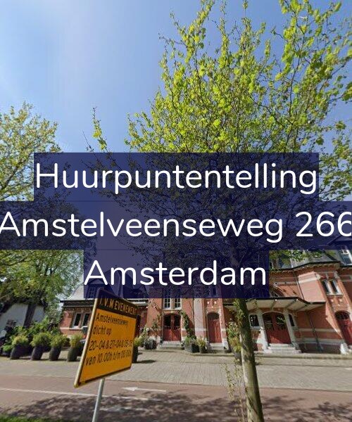Foto gevel Huurpuntentelling voor Amstelveenseweg 266, Amsterdam