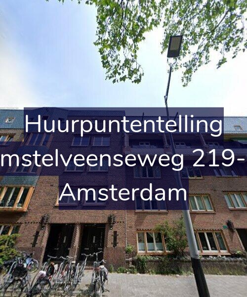 Foto gevel Huurpuntentelling voor Amstelveenseweg 219-H, Amsterdam