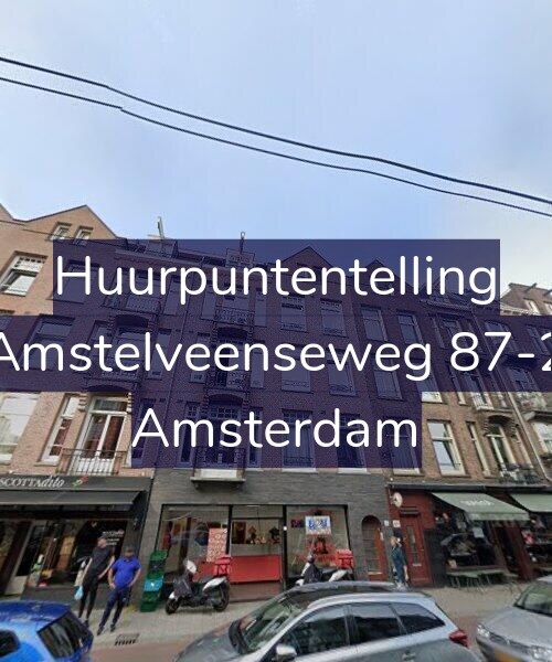 Foto gevel Huurpuntentelling voor Amstelveenseweg 87-2, Amsterdam