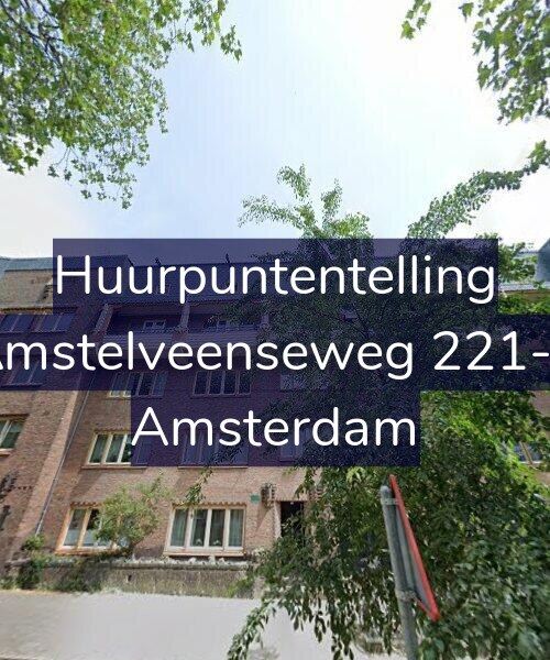 Foto gevel Huurpuntentelling voor Amstelveenseweg 221-2, Amsterdam