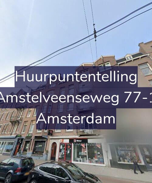 Foto gevel Huurpuntentelling voor Amstelveenseweg 77-1, Amsterdam