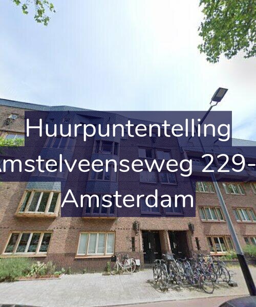Foto gevel Huurpuntentelling voor Amstelveenseweg 229-3, Amsterdam