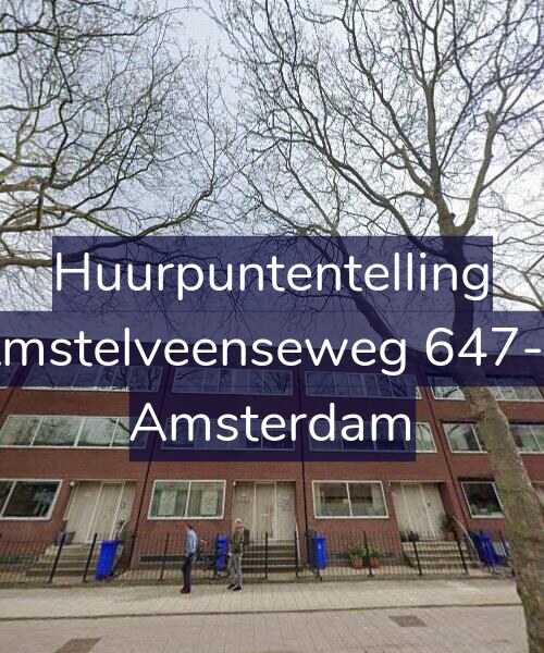 Foto gevel Huurpuntentelling voor Amstelveenseweg 647-B, Amsterdam