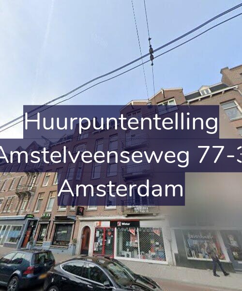 Foto gevel Huurpuntentelling voor Amstelveenseweg 77-3, Amsterdam