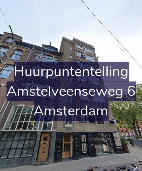 Foto gevel Huurpuntentelling voor Amstelveenseweg 6, Amsterdam