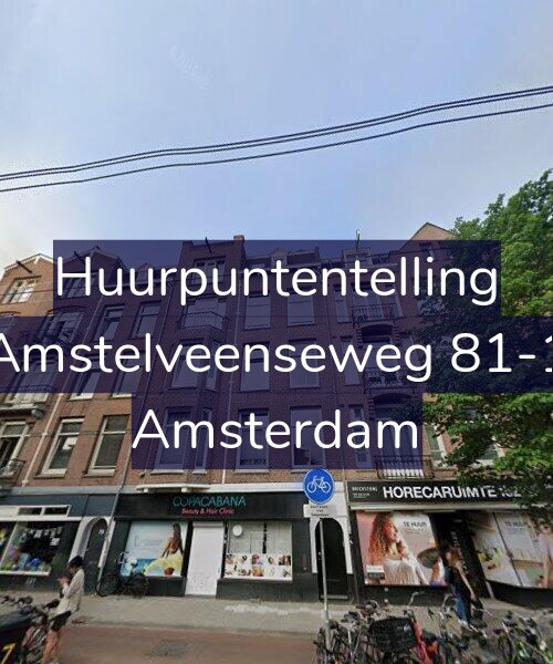 Foto gevel Huurpuntentelling voor Amstelveenseweg 81-1, Amsterdam