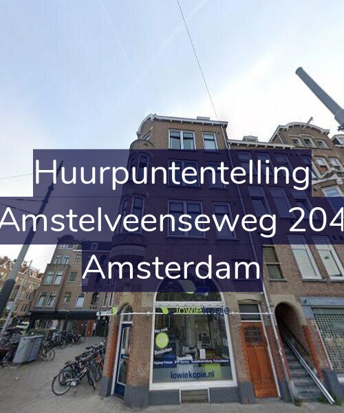 Foto gevel Huurpuntentelling voor Amstelveenseweg 204, Amsterdam
