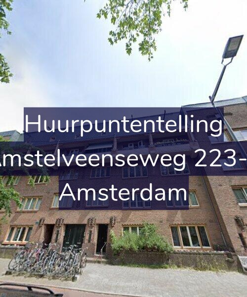 Foto gevel Huurpuntentelling voor Amstelveenseweg 223-3, Amsterdam