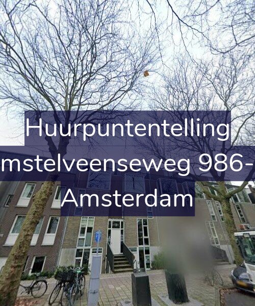 Foto gevel Huurpuntentelling voor Amstelveenseweg 986-A, Amsterdam