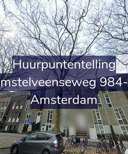 Foto gevel Huurpuntentelling voor Amstelveenseweg 984-B, Amsterdam