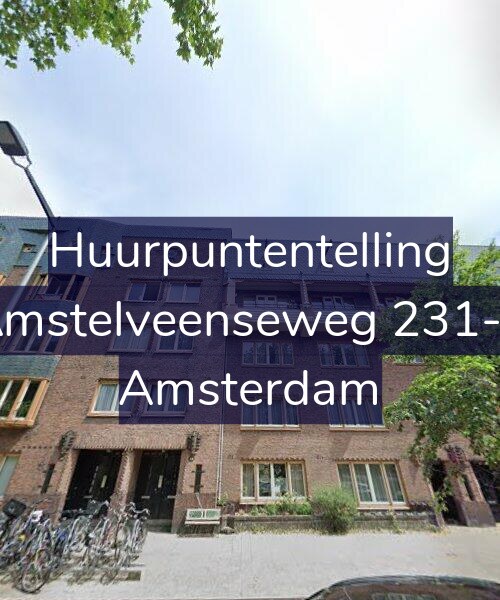 Foto gevel Huurpuntentelling voor Amstelveenseweg 231-3, Amsterdam