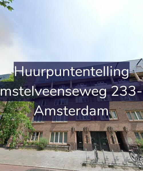 Foto gevel Huurpuntentelling voor Amstelveenseweg 233-H, Amsterdam