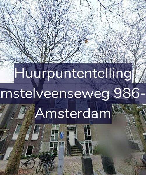 Foto gevel Huurpuntentelling voor Amstelveenseweg 986-C, Amsterdam