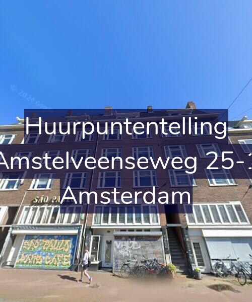 Foto gevel Huurpuntentelling voor Amstelveenseweg 25-1, Amsterdam