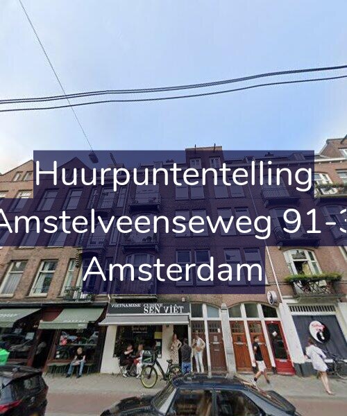 Foto gevel Huurpuntentelling voor Amstelveenseweg 91-3, Amsterdam