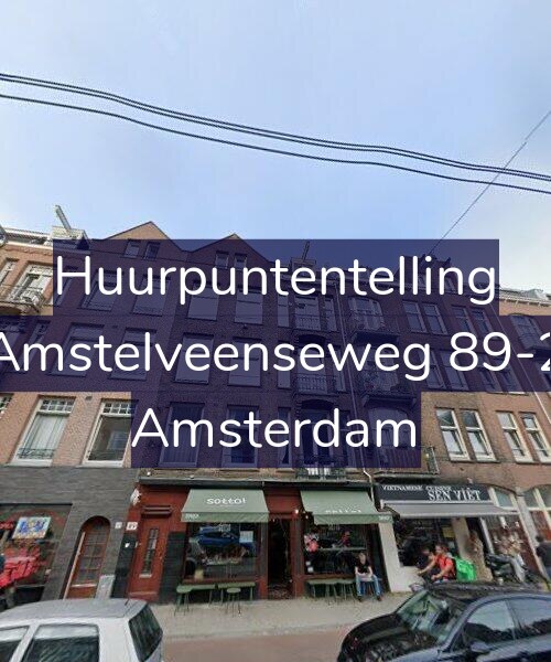 Foto gevel Huurpuntentelling voor Amstelveenseweg 89-2, Amsterdam