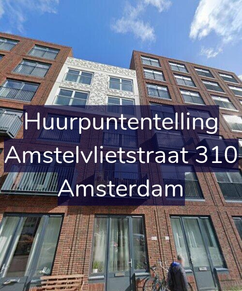 Foto gevel Huurpuntentelling voor Amstelvlietstraat 310, Amsterdam