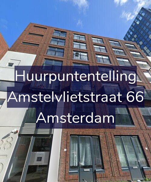 Foto gevel Huurpuntentelling voor Amstelvlietstraat 66, Amsterdam