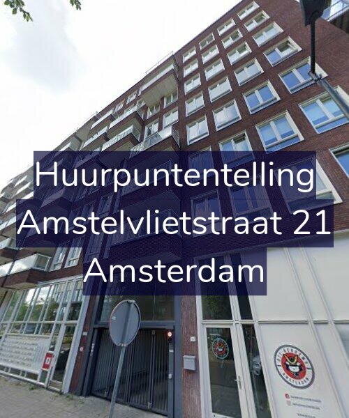 Foto gevel Huurpuntentelling voor Amstelvlietstraat 21, Amsterdam